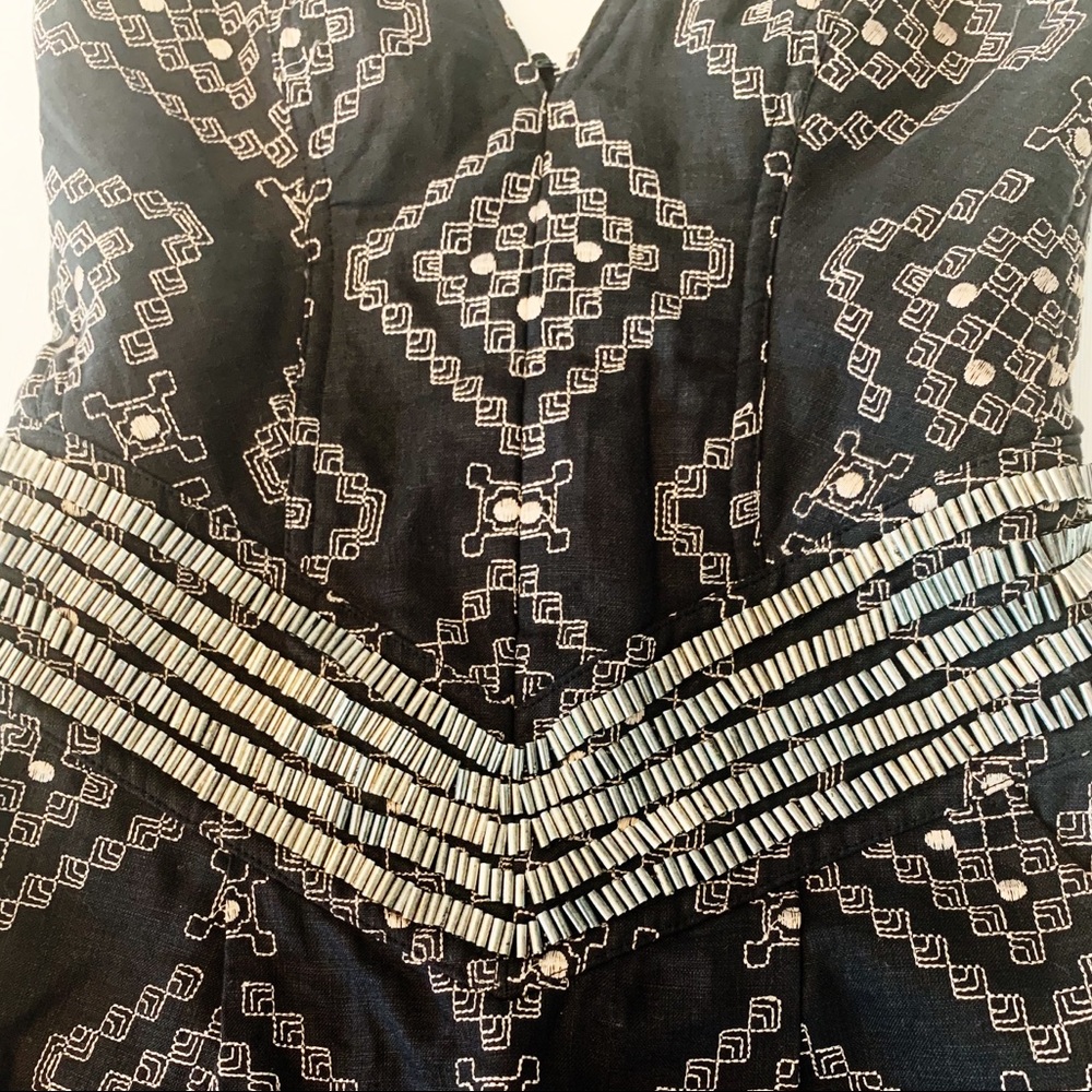 Black & gold Sleeveless dress - Picture 2 of 4